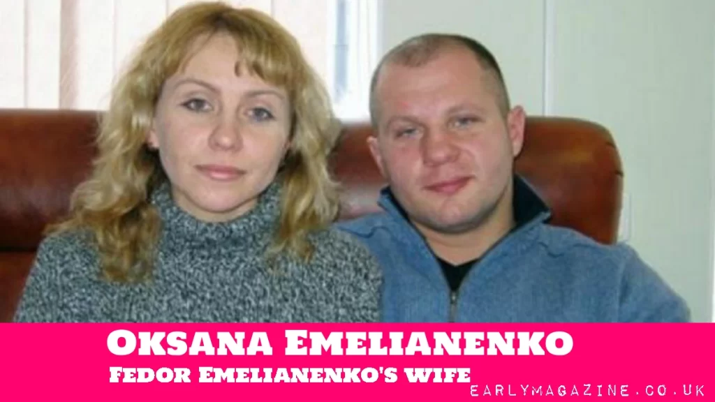 Oksana Emelianenko Fedor Emelianenko's wife