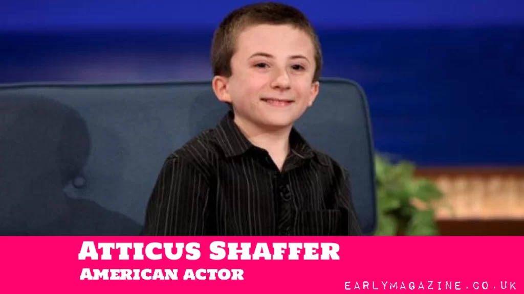 Atticus Shaffer American actor