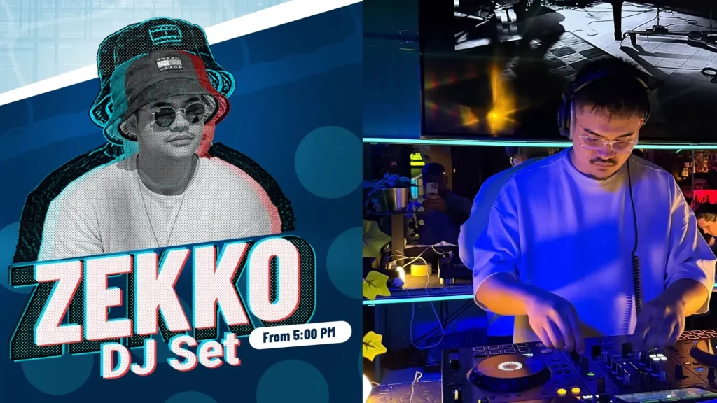 Zekko is playing at Racket City Grand Opening
